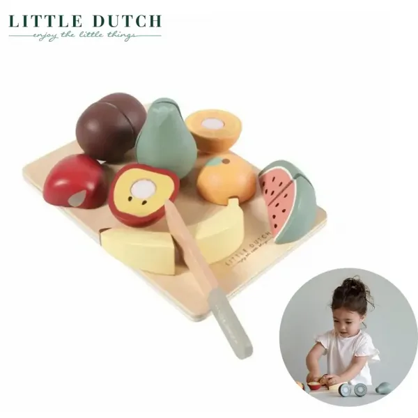 LITTLE DUTCH リトルダッチ 木製おままごとフルーツセット