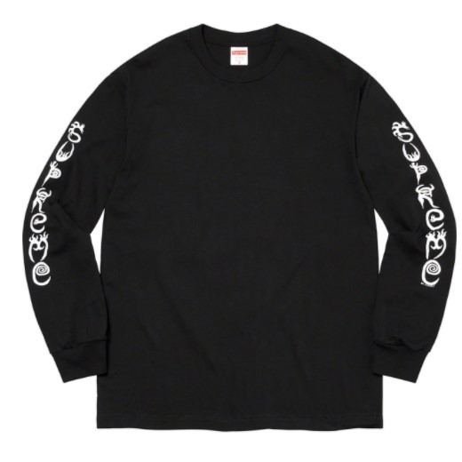 SUPREME X CLAYTON PATTERSON L/S TEE シュプリーム クレイトン・パターソン L/S ロンT 男女兼用 ホワイト  ブラック – CKSVIP