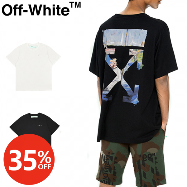 OFF-WHITE 19SS COLORED ARROWS S/S TEE オフホワイト 19SS カラーアロー S/S Tシャツ 男女兼用 ブラック ホワイト