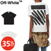 OFF-WHITE WAVE DIAG SLIM S/S TEE オフホワイトウェーブ ダイアグ スリム S/S Tシャツ 男女兼用 ブラック ホワイト