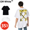 OFF-WHITE ACRYLIC ARROWS S/S T-SHIRT オフホワイト アクリル アローズ S/S Tシャツ 男女兼用 ブラック ホワイト